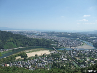 岩国城からの眺め