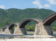 錦帯橋と岩国城