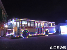 宇部市交通局のバスイルミ